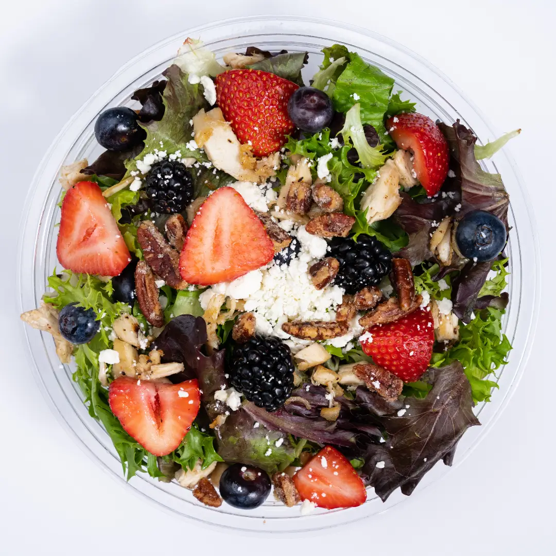Beef-a-Roo summer berry salad